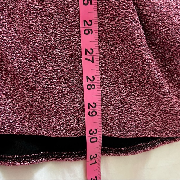 NEW Show Me Your Mumu Shimmery Metallic Pink Wrap Mini Dress - Picture 5 of 7